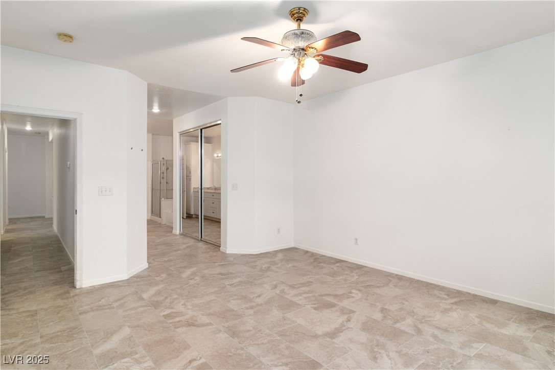 3155 Quail Song Drive Laughlin, NV 89029 - Photo 24 of 85 Primary bedroom featuring a ceiling fan and a smoke detector