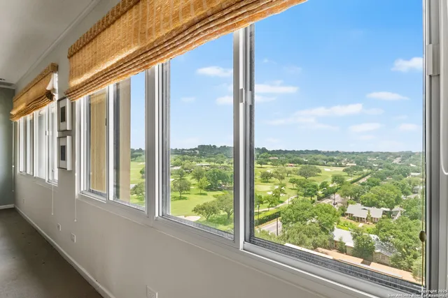 a view of a city from a windows