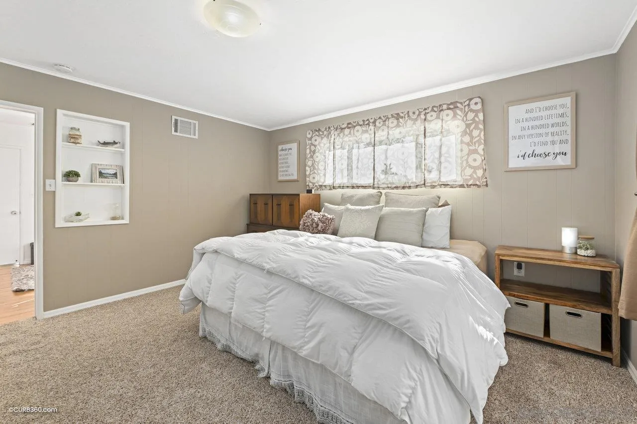 3726 Nassau Drive San Diego, CA 92115 - Photo 13 of 37 a bedroom with a bed and a window