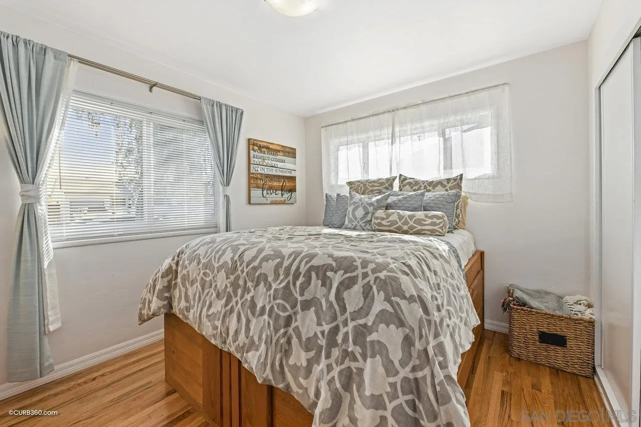 3726 Nassau Drive San Diego, CA 92115 - Photo 14 of 37 a bedroom with a bed and a window
