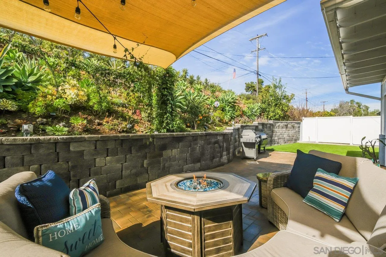 3726 Nassau Drive San Diego, CA 92115 - Photo 22 of 37 a view of a chairs and table in the back yard of the house