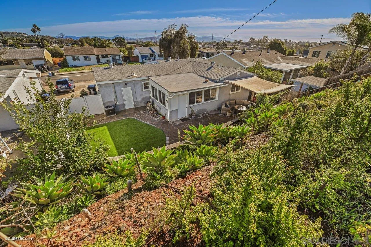 3726 Nassau Drive San Diego, CA 92115 - Photo 33 of 37 an aerial view of a house with a garden