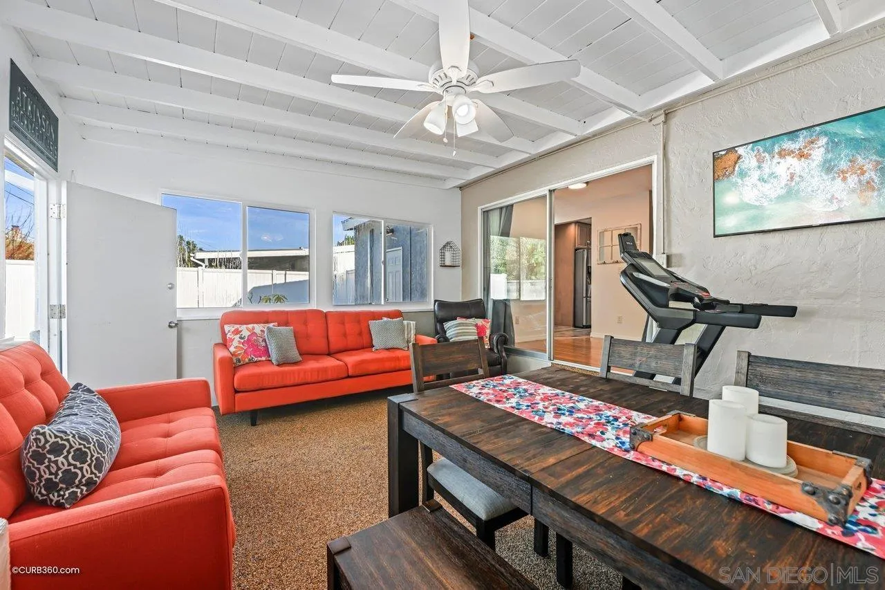 3726 Nassau Drive San Diego, CA 92115 - Photo 10 of 37 a living room with furniture and a flat screen tv