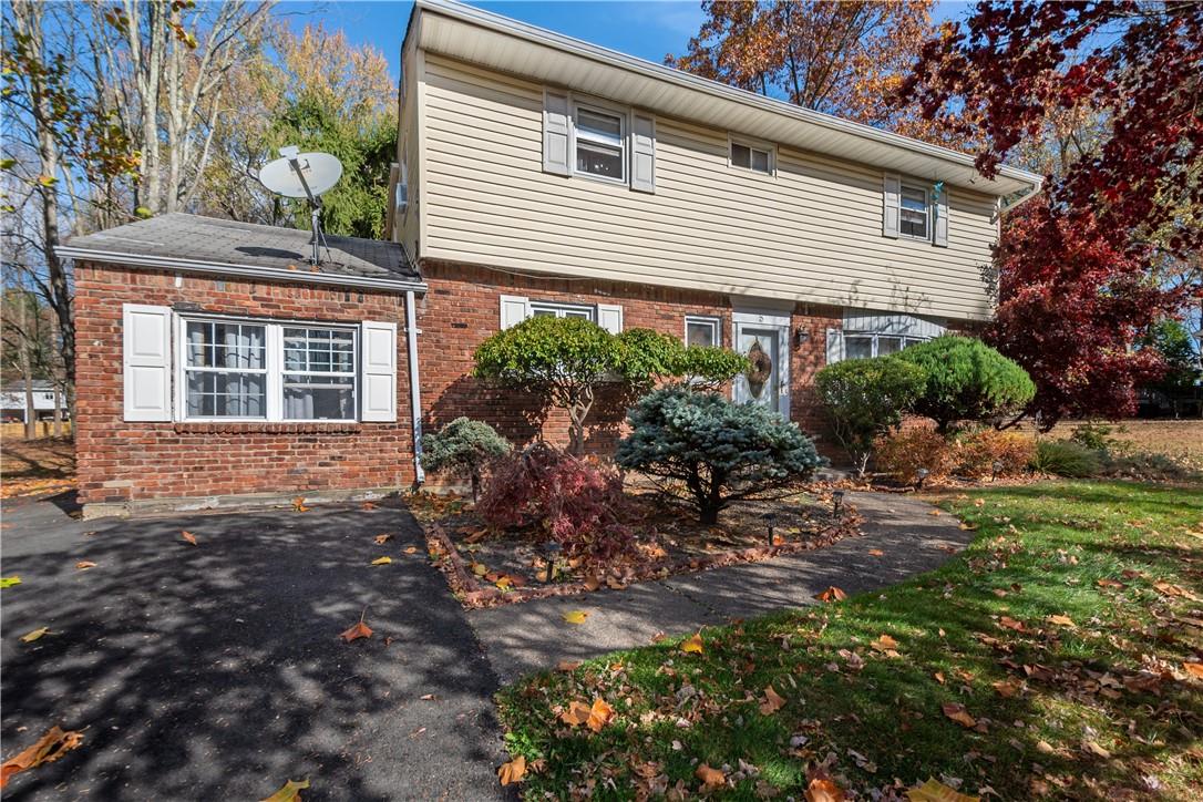 a house view with a outdoor space