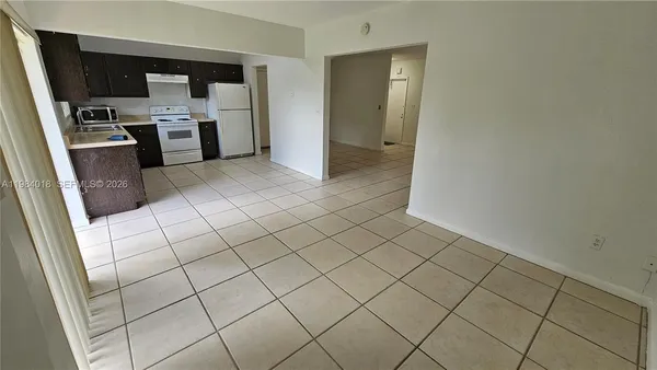 a view of a kitchen