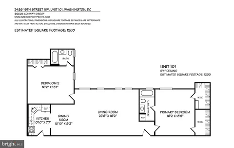 $535,000 | 3426 16th Street Northwest, Unit 101, Washington, DC 20010