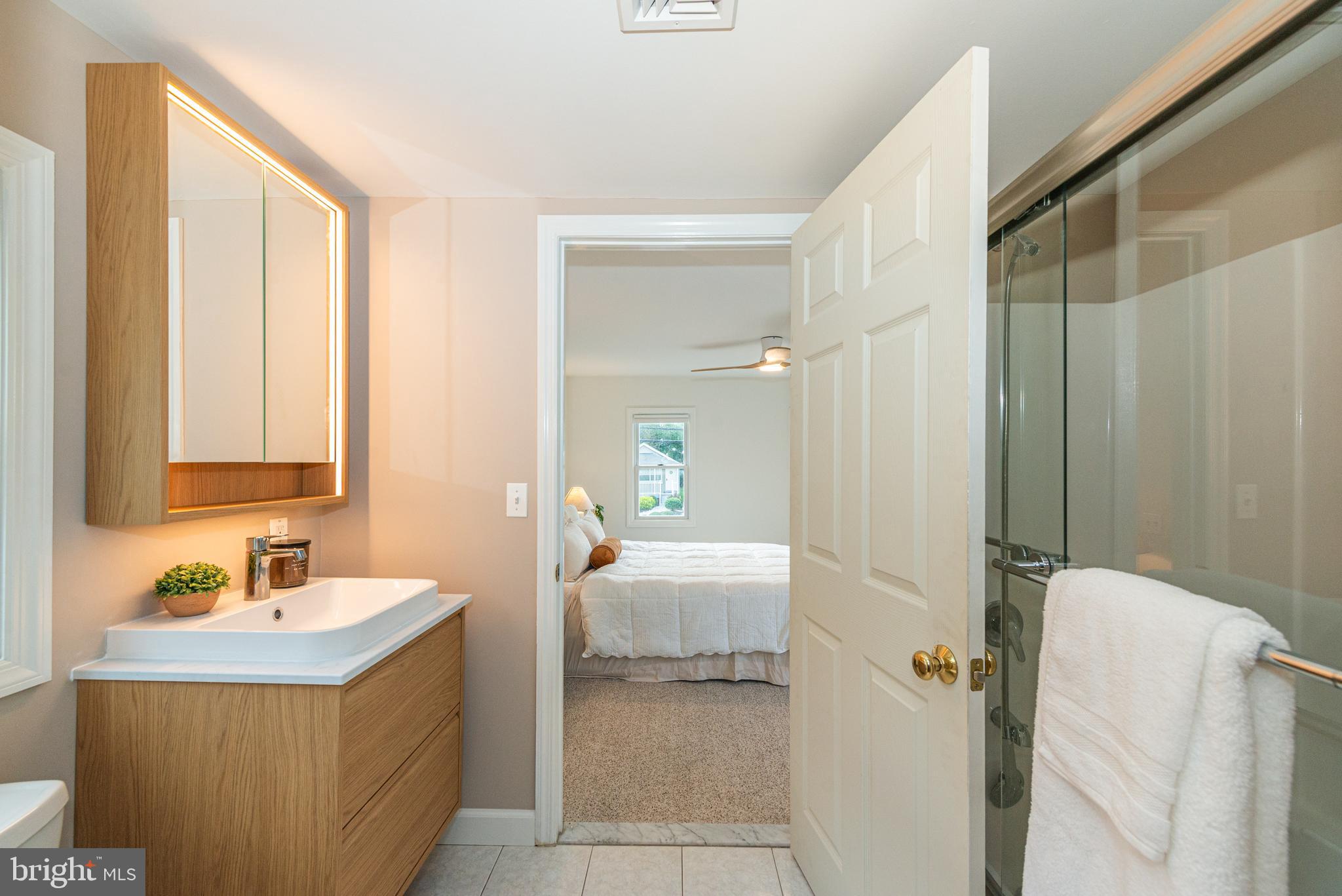 229 South Main Street Pennington, NJ 08534 - Photo 22 of 36 a bathroom with a sink toilet and shower