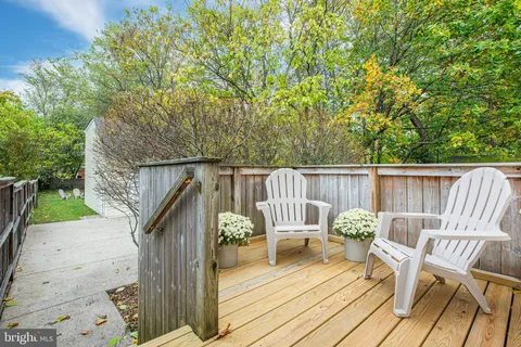a view of deck and wooden floor