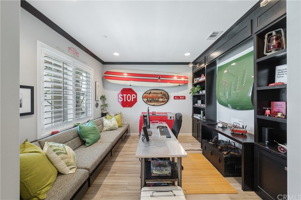 35162 Ladybug Lane Murrieta, CA 92563 - Photo 39 of 58 a reading room with furniture and a flat screen tv