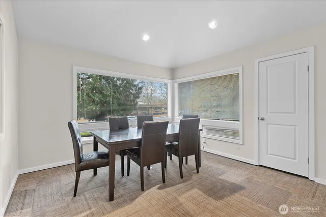 a view of lake and city