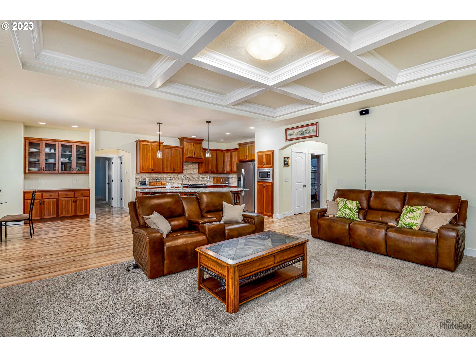 975 Riverstone Lane Springfield, OR 97477 - Photo 6 of 27 a living room with furniture and wooden floor