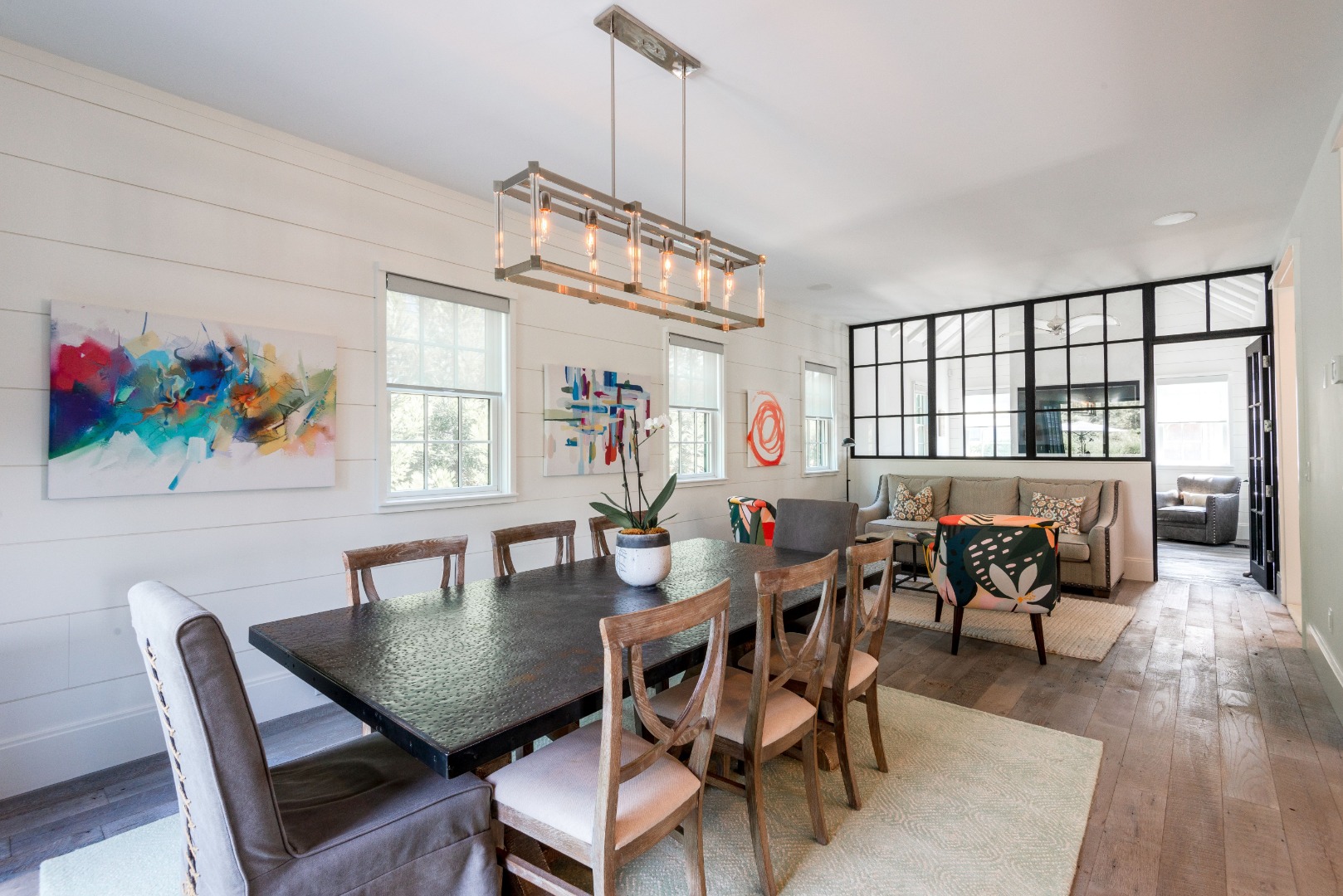 3 Wood Lily Road Nantucket, MA 02554 - Photo 10 of 55 a view of a dining room with furniture window and wooden floor