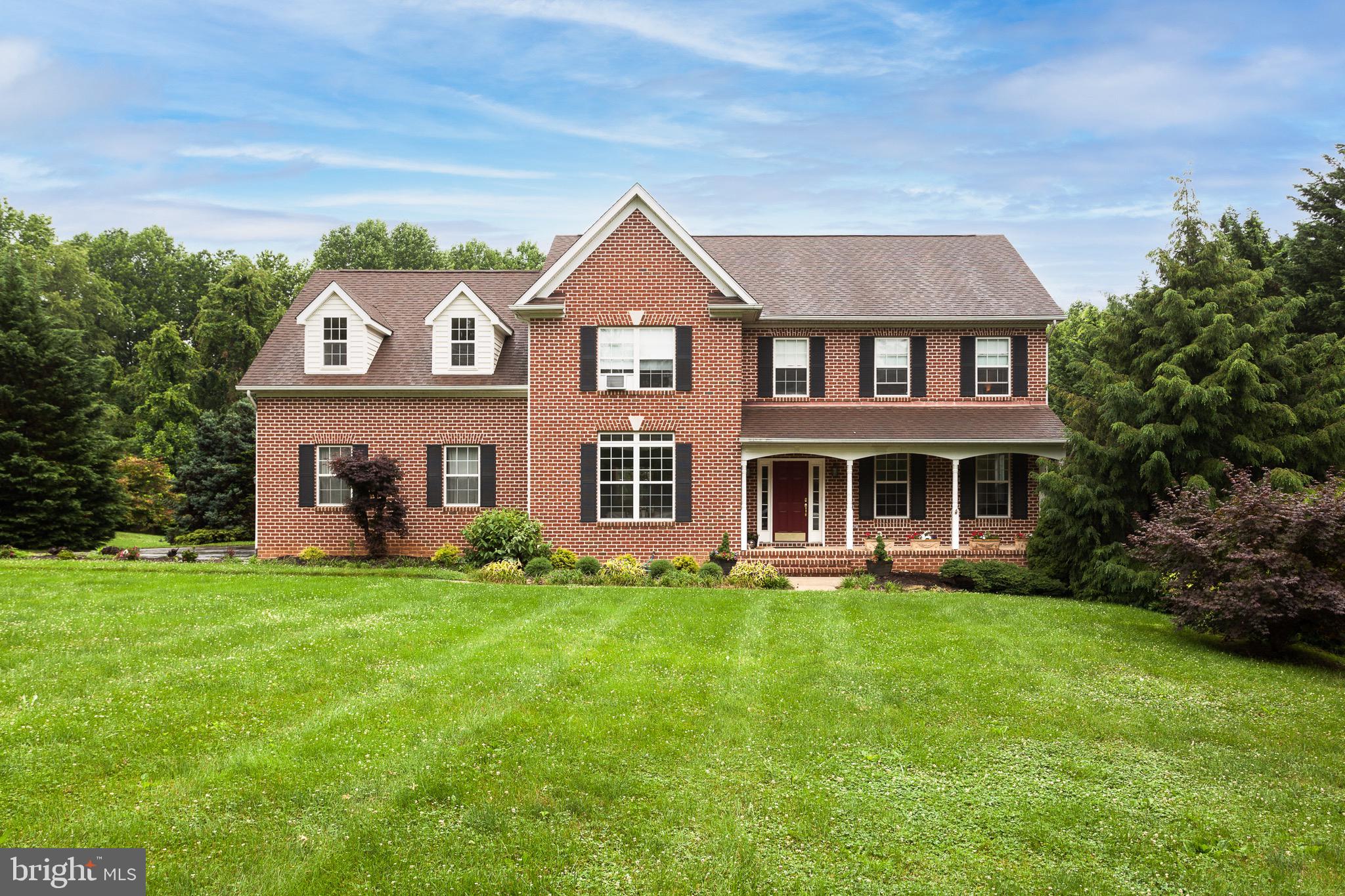 Custom porch front Colonial