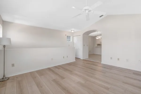wooden floor in an empty room