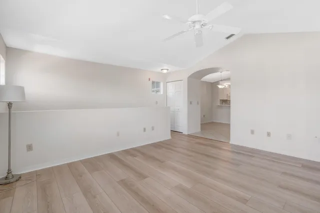 wooden floor in an empty room