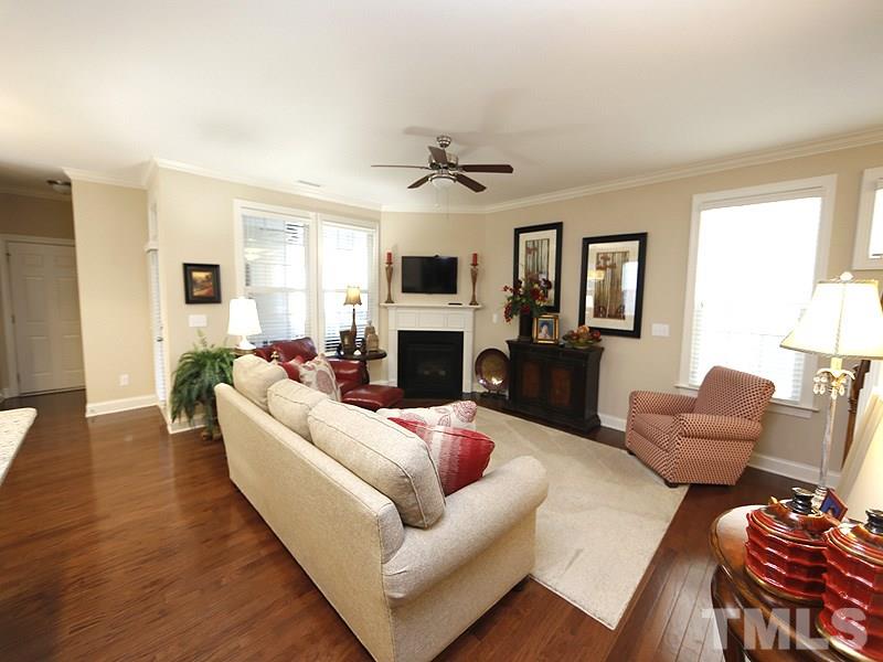 1145 Chapanoke Road Raleigh, NC 27603 - Photo 6 of 25 The living room layout provides several options for furniture placement.