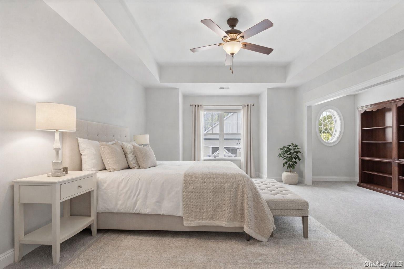 43 Yesterday Drive Cold Spring, NY 10516 - Photo 18 of 36 Second floor bedroom with plenty of space for desk or sitting area. Virtually painted and staged.