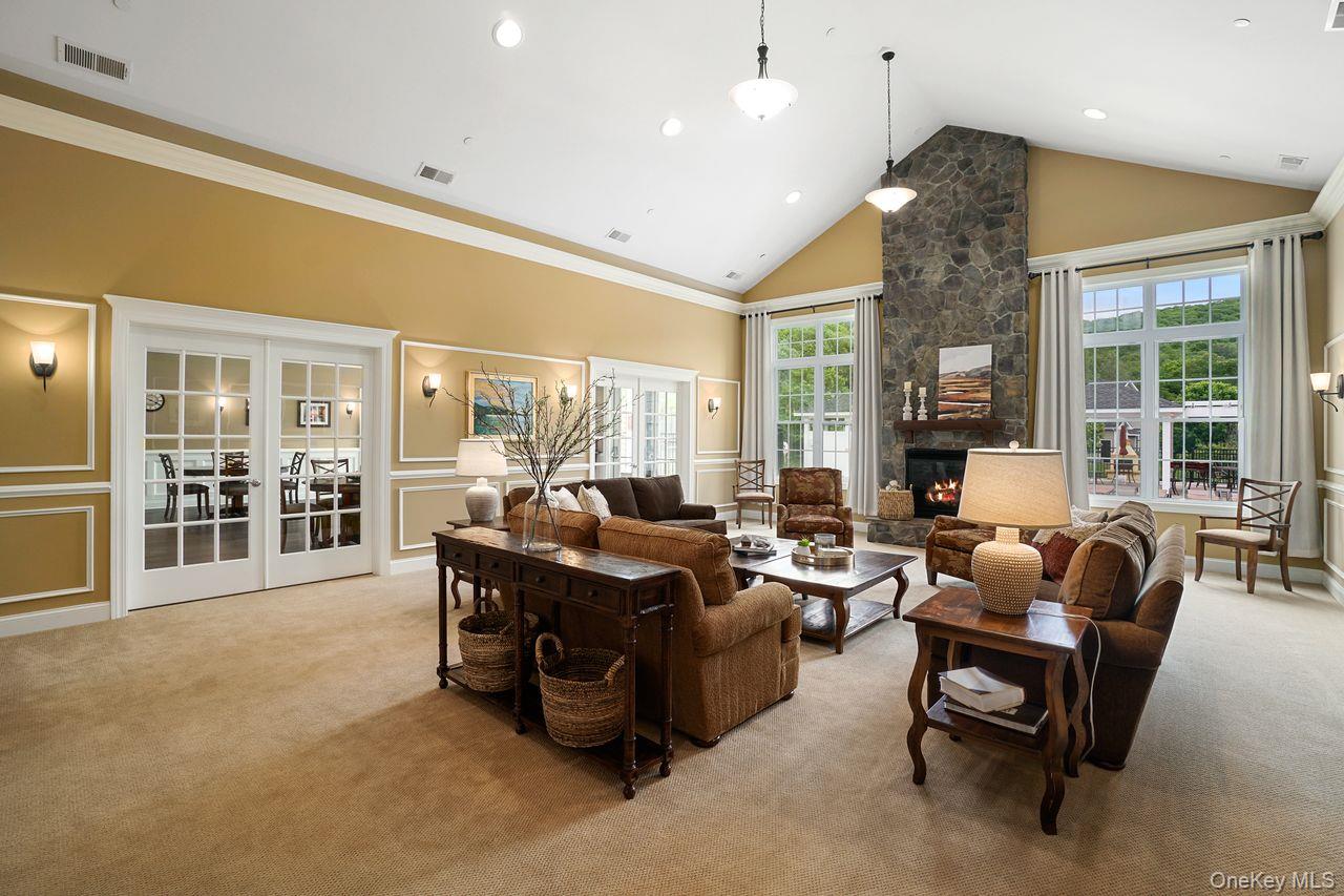 43 Yesterday Drive Cold Spring, NY 10516 - Photo 27 of 36 Club house great room complete with stone fireplace.
