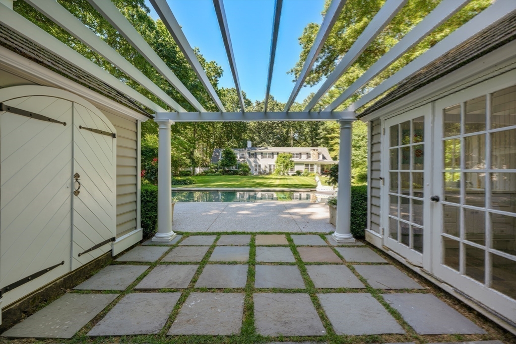 193 Winding River Road Wellesley, MA 02482 - Photo 41 of 42 a view of yard from window