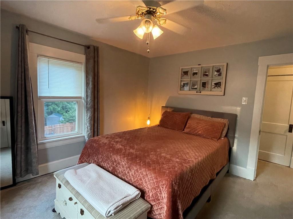 33 Line Street Sharpsville, PA 16150 - Photo 13 of 34 a bedroom with a bed and a window