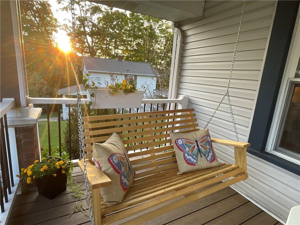 33 Line Street Sharpsville, PA 16150 - Photo 4 of 34 a view of a porch with furniture
