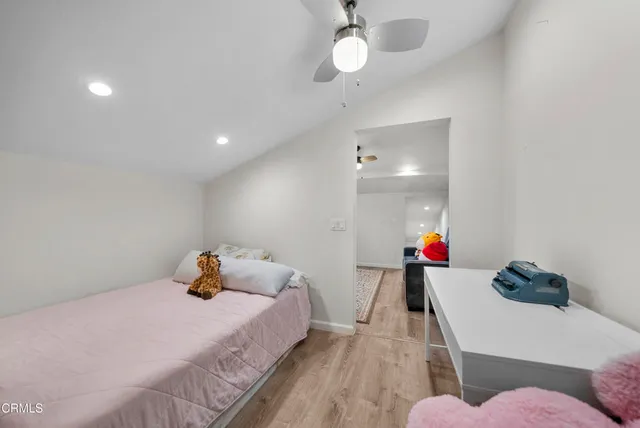 a view of the house with a large window