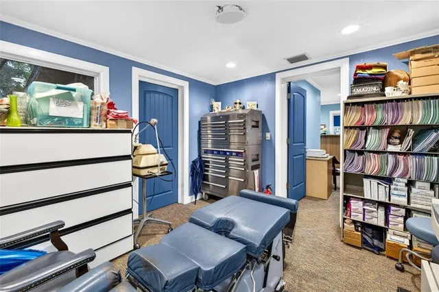 a view of front door