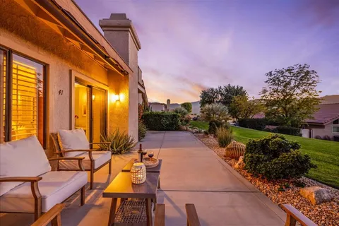 a outdoor space with patio