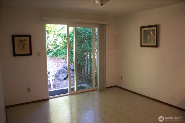 a view of front door