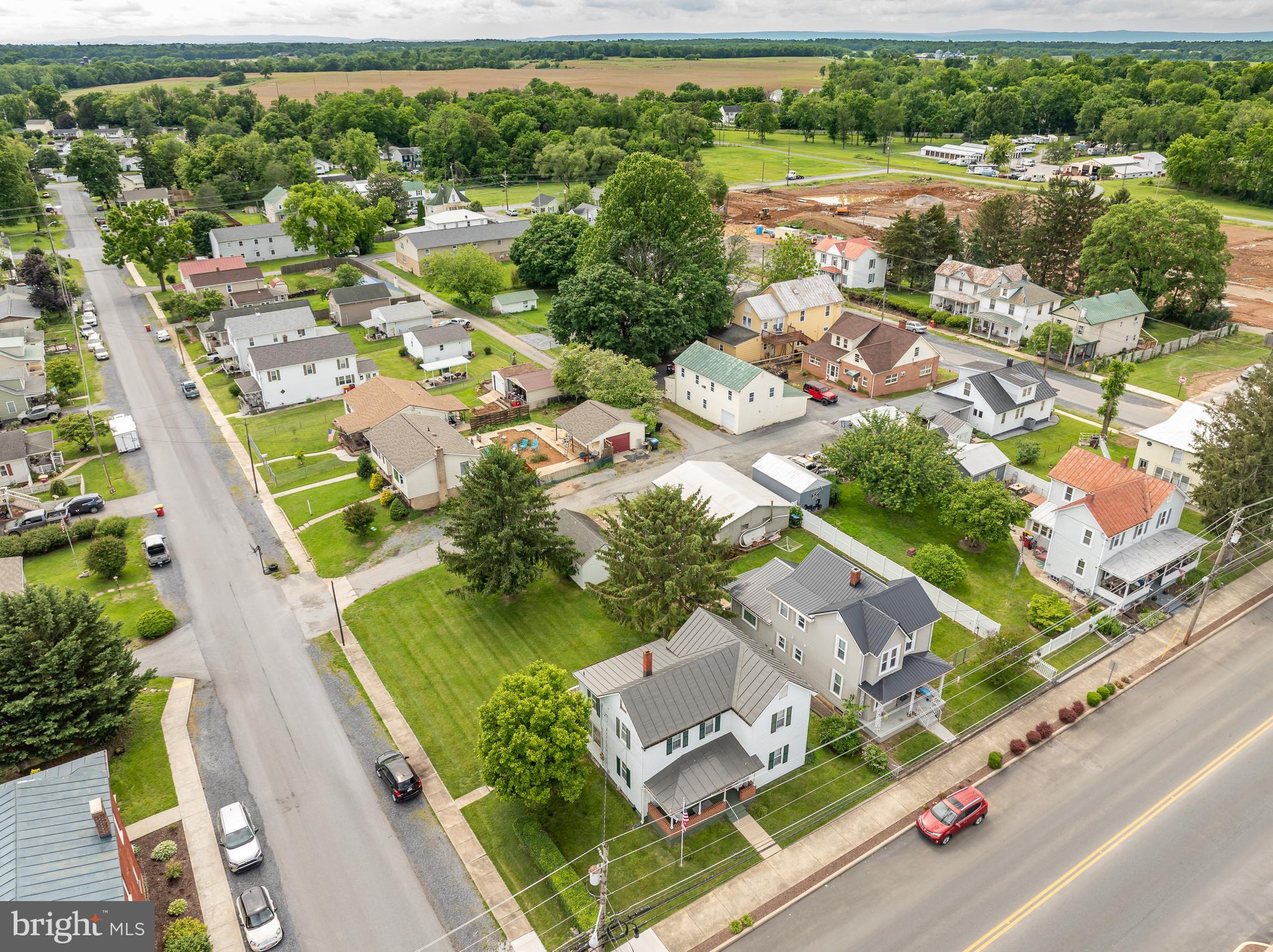 101 North Mildred Street Ranson, WV 25438 - Photo 68 of 75 an aerial view of a residential houses with outdoor space and river view