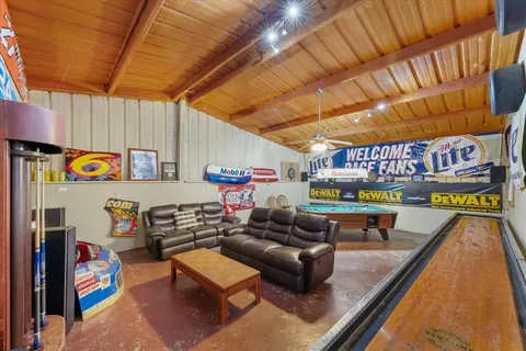 a room with storage and utility