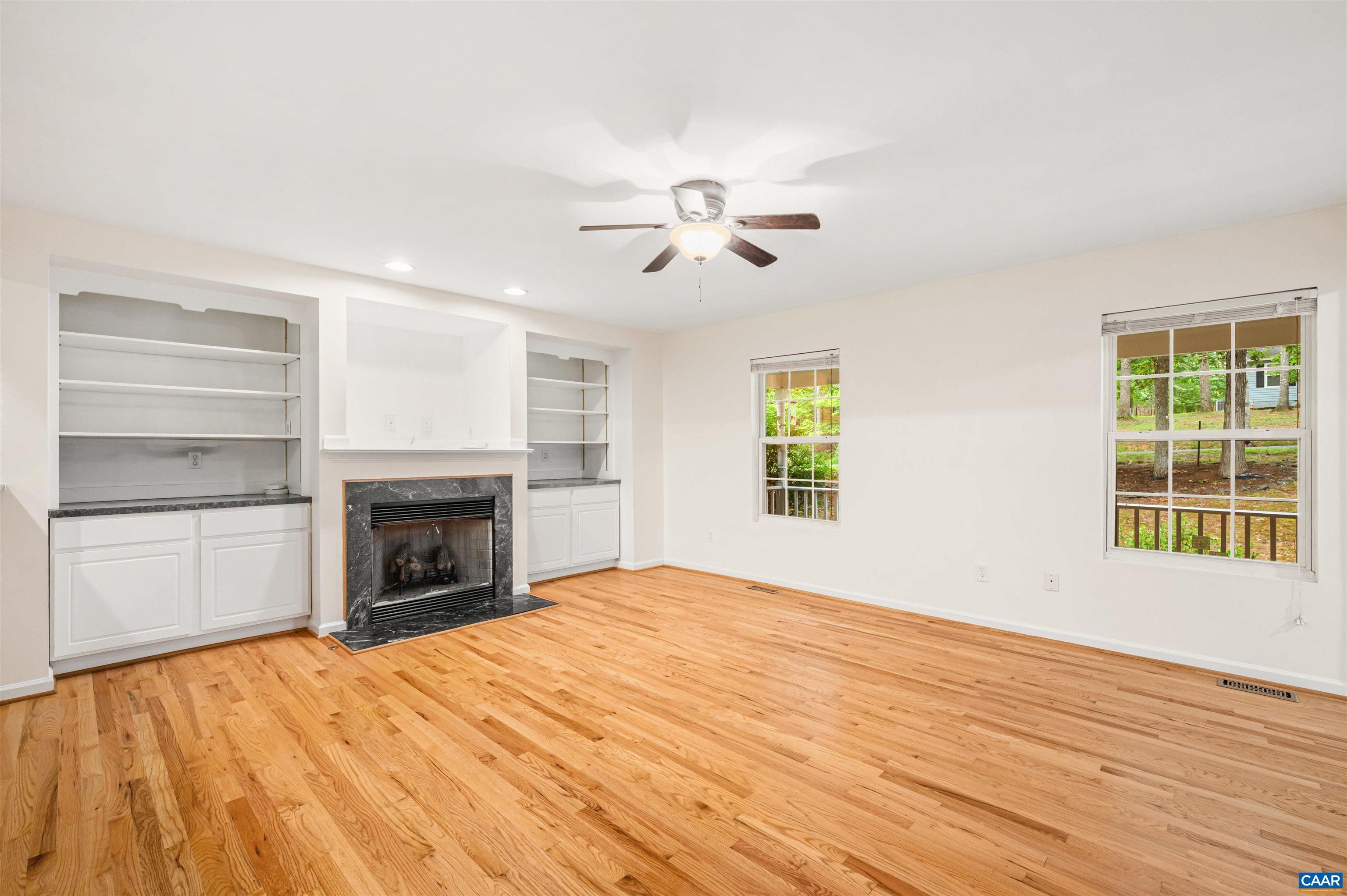 24 Xebec Road Palmyra, VA 22963 - Photo 8 of 41 a view of empty room with fireplace and fan