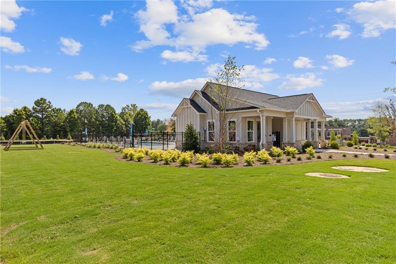 939 Elwood Street Dacula, GA 30019 - Photo 17 of 22 a front view of a house with a garden