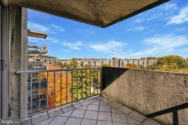 a view of balcony with outdoor seating