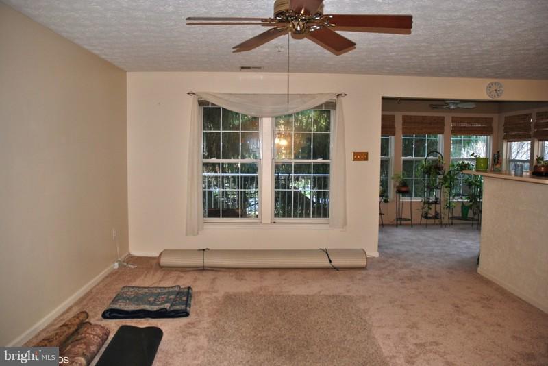 4868 Shellbark Road Owings Mills, MD 21117 - Photo 8 of 23 a view of an empty room with a window and chandelier fan