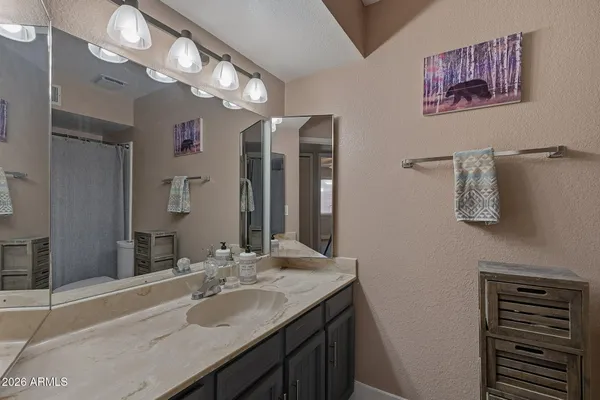 a view of a terrace with furniture