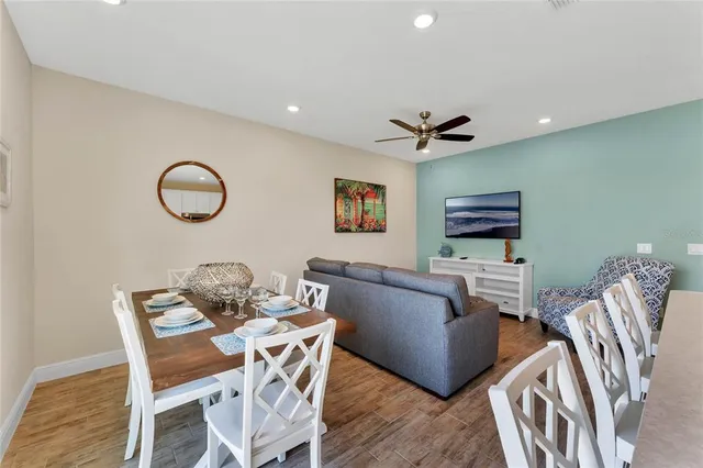 a workspace with furniture and window