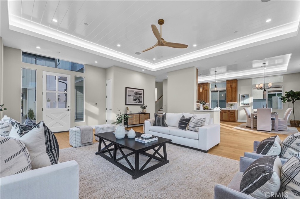 2016 Farrell Avenue, Unit B Redondo Beach, CA 90278 - Photo 5 of 51 a living room with furniture and a view of kitchen