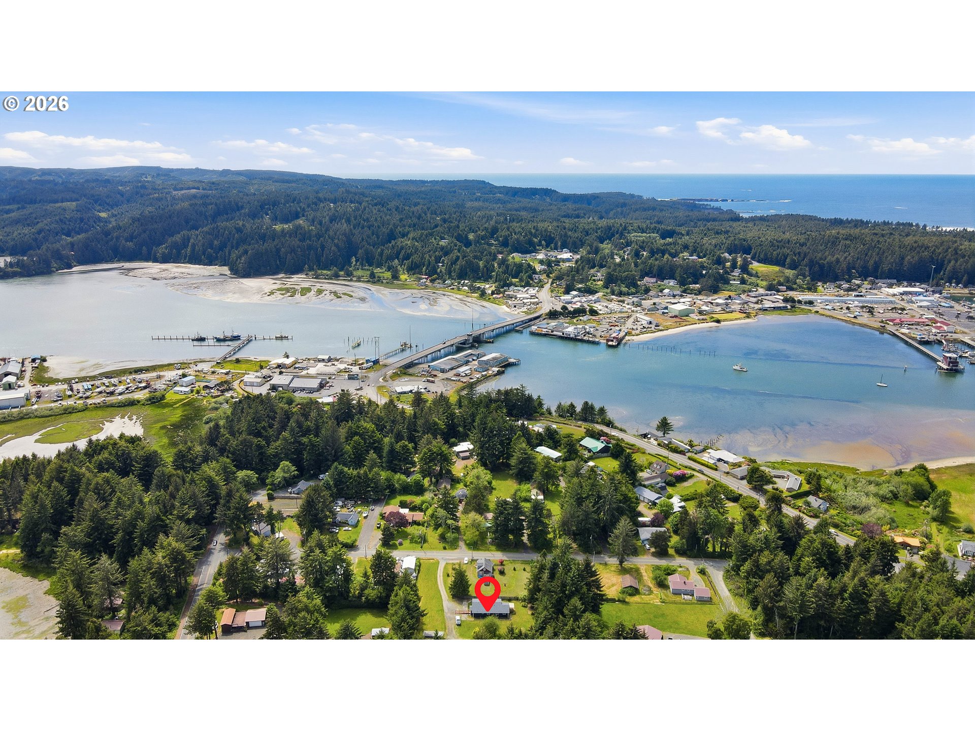 63299 Wildahl Road Coos Bay, OR 97420 - Photo 5 of 45 a view of an ocean and city