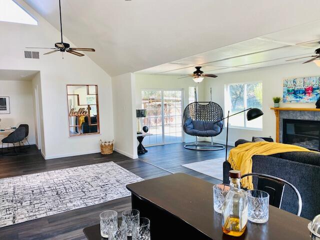 40738 Crystal Drive Three Rivers, CA 93271 - Photo 23 of 39 a living room with furniture and wooden floor