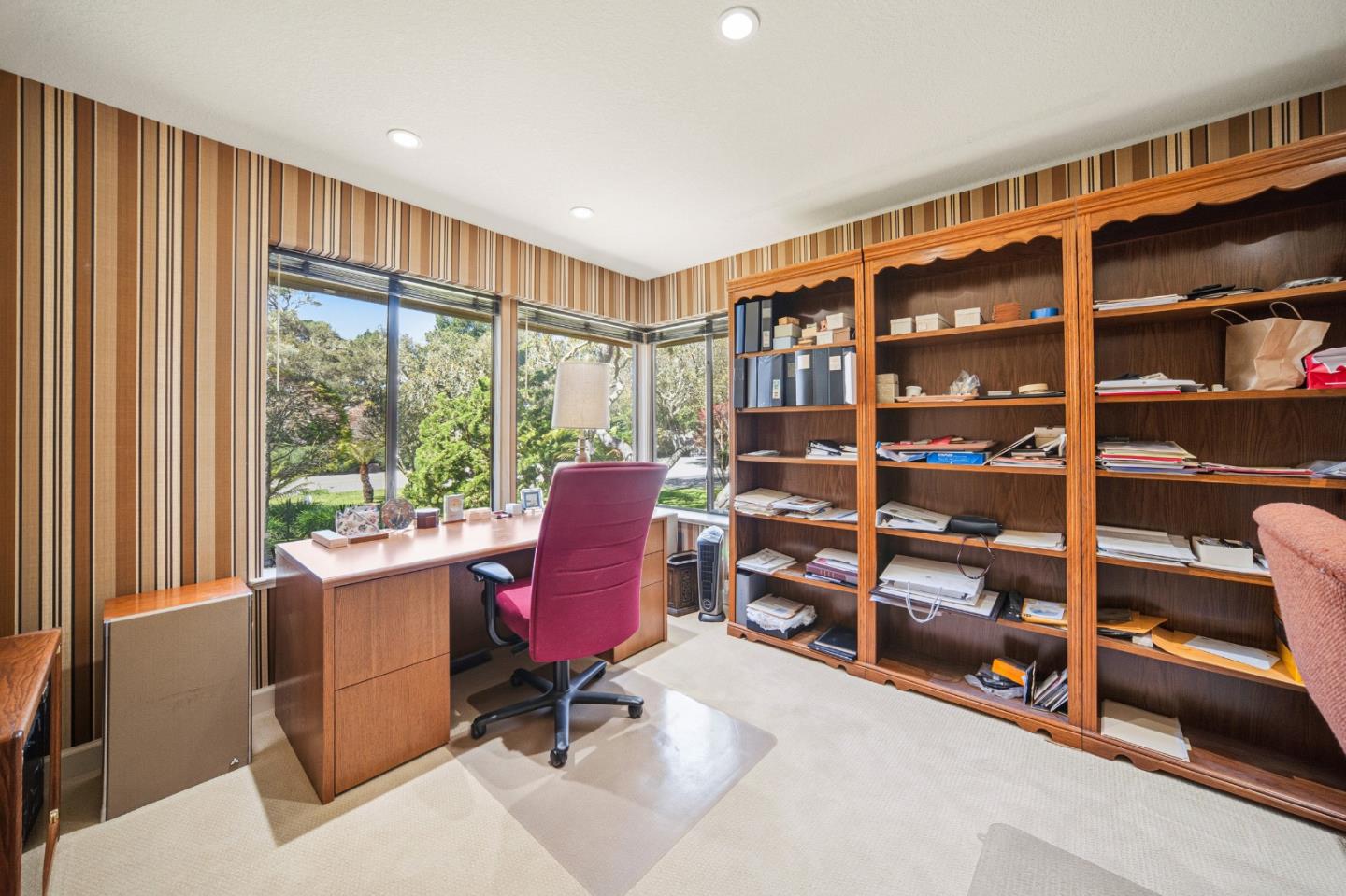 2911 Colton Road Pebble Beach, CA 93953 - Photo 35 of 46 a livingroom with workspace and a window