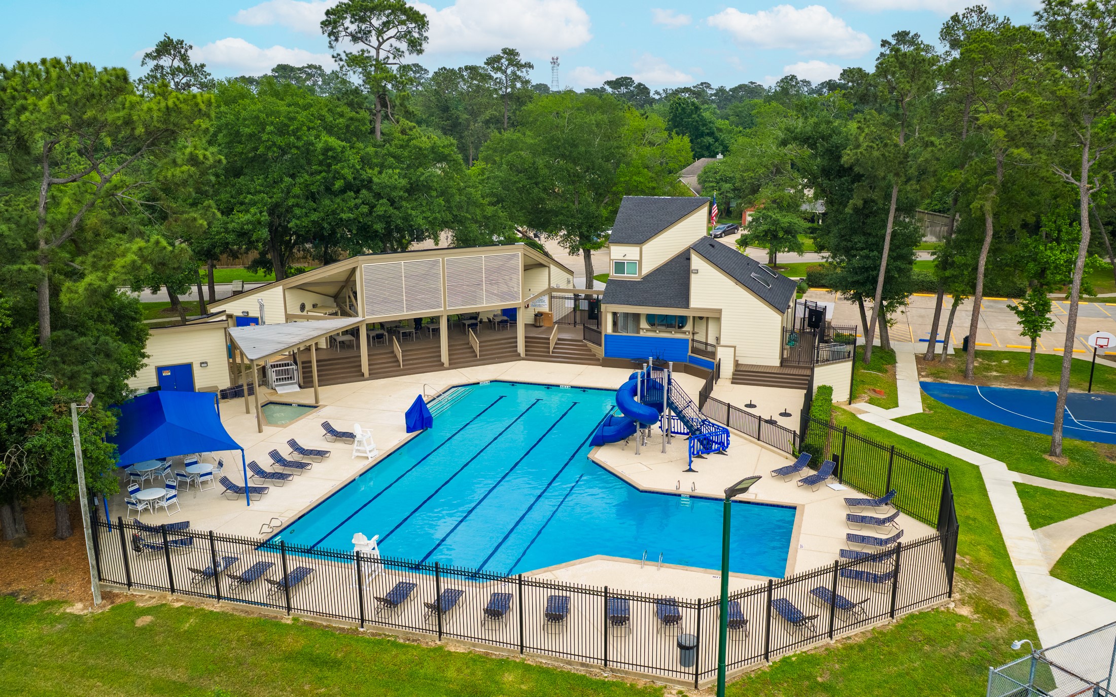 20214 Woodsboro Court Spring, TX 77388 - Photo 42 of 50 Oaks of Devonshire features a 5-Acre Community Park with Jr. Olympic Pool, 2 Water Slides, Clubhouse/Party Rm, 2 Tennis/Pickle Ball Cts, Pavilion, Basketball Ct, 2 Playgrounds, Soccer Field & Baseball Field, and Walking Trails!
