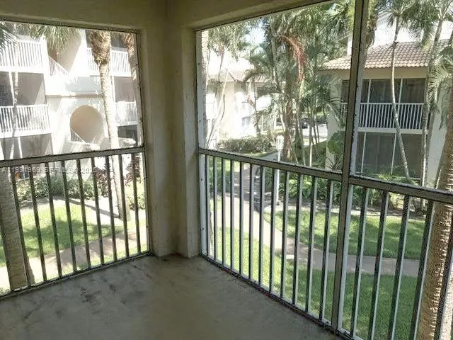 a view of a large window with an outdoor view