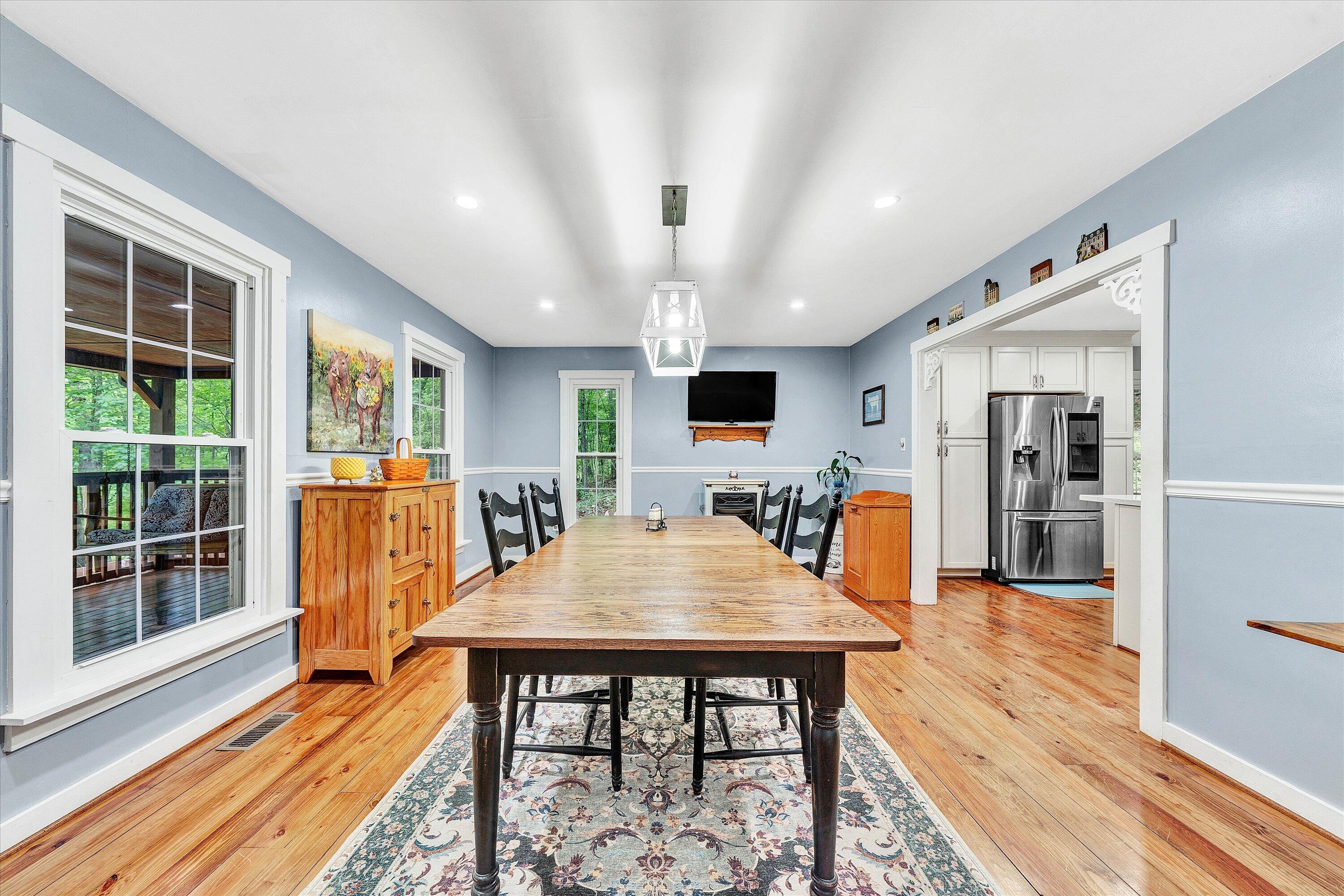 2270 Pico Road Buchanan, VA 24066 - Photo 23 of 47 a dining room with furniture and wooden floor