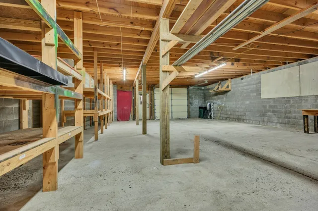 a view of under construction room and staircase