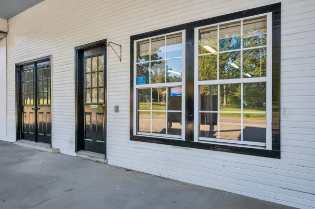 a view of front door of house