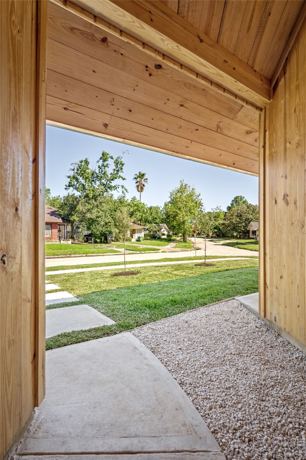 4429 Woodside Street, Unit B Houston, TX 77023 - Photo 3 of 17 a view of swimming pool with a yard