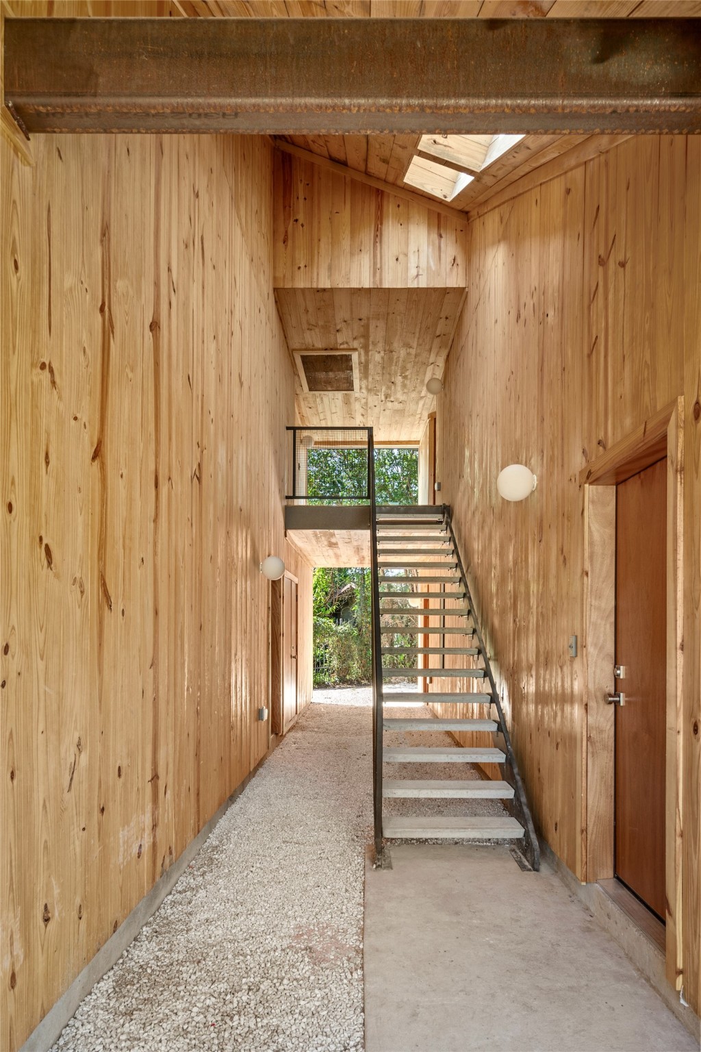 4429 Woodside Street, Unit B Houston, TX 77023 - Photo 4 of 17 a view of entryway with wooden floor