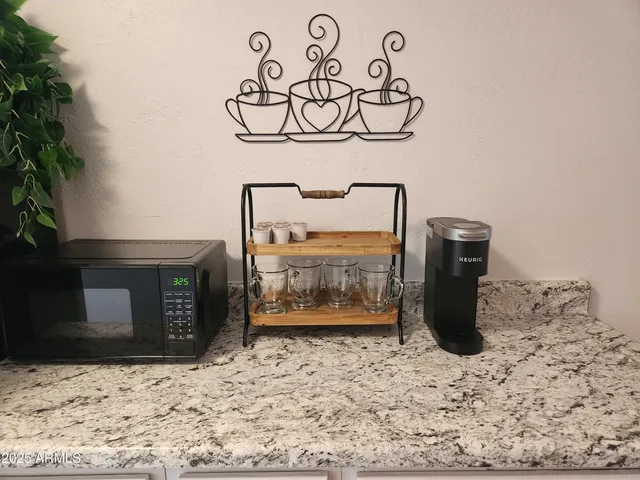 a view of a fireplace