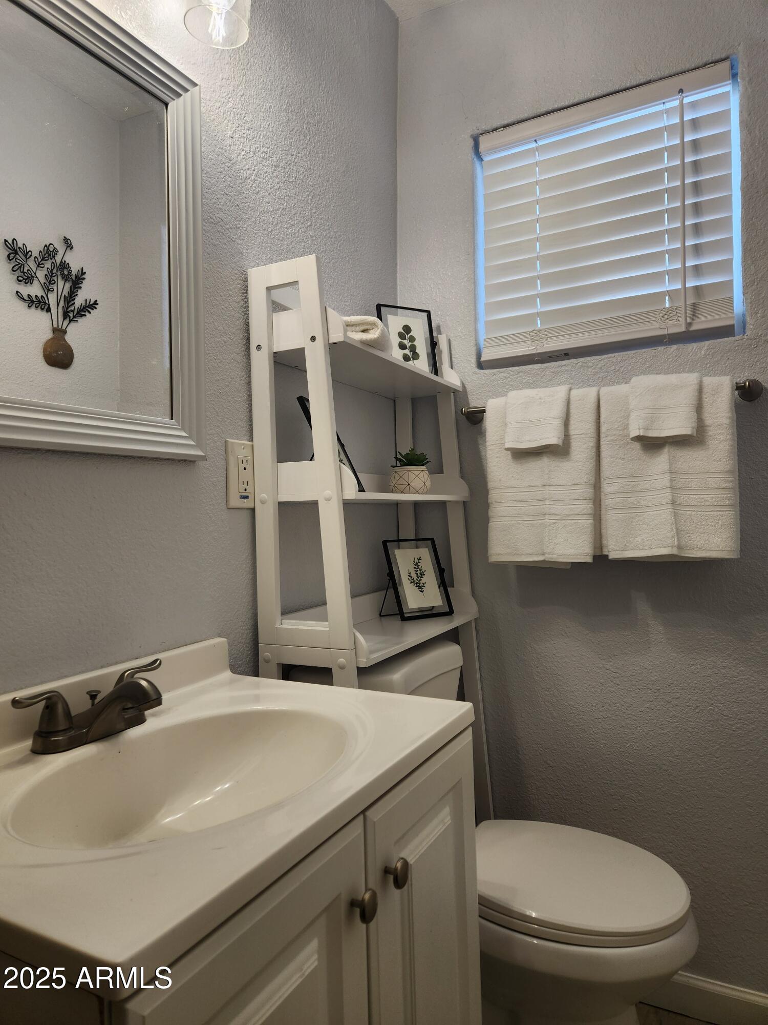 299 South Oregon Street, Unit 4 Chandler, AZ 85225 - Photo 27 of 39 a bathroom with a sink a toilet and a mirror